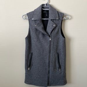 Club Monaco Grey Wool Vest